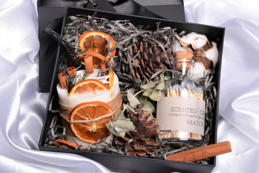 Luxury Kalei Spiced Rum Scented Candle Gift Box