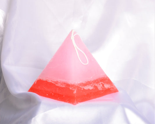 Hoku Sensations Pyramid Crystal Scented Candle Love