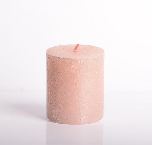 Malina Pink Shimmer Unscented Candle